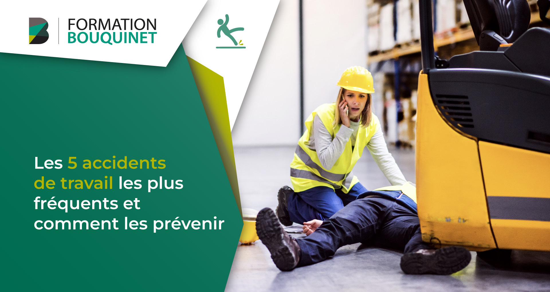 Les 5 accidents de travail les plus fréquents et comment les prévenir