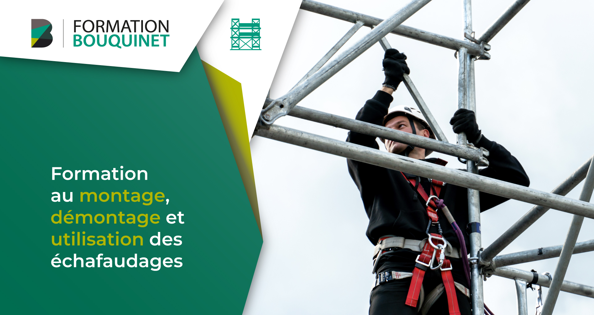 Illustration de l'article sur la formation au montage et démontage des échafaudages