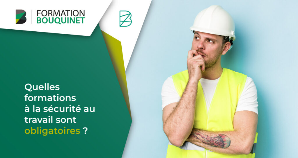 Illustration de l'article "Quelles formations à la sécurité au travail sont obligatoires ?" représentant une travailleur qui s'interroge.